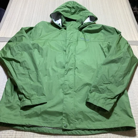 Marmot Men’s Precip Green Jacket Hooded Windbreaker Size XL Style #H41200 - Picture 1 of 14